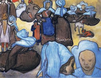Breton Women(after Emile Bernard)
